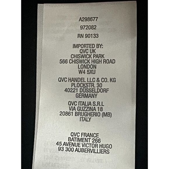 Bob Mackie Wearable Art Black Laser Cut Open Jacket 2X Plus Size - Picture 14 of 15